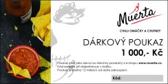 Dárkový e-poukaz 1000,- Kč